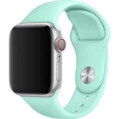 Silikonový řemínek pro Apple Watch 4 / 5 / 6 / 7 / 8 / SE (38 / 40 / 41 mm) L Mint Green