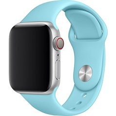 Silikonový řemínek pro Apple Watch 4 / 5 / 6 / 7 / 8 / SE (38 / 40 / 41 mm) L Turquoise
