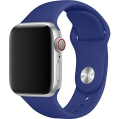 Silikonový řemínek pro Apple Watch 4 / 5 / 6 / 7 / 8 / SE (42 / 44 / 45 mm) L Royal Blue