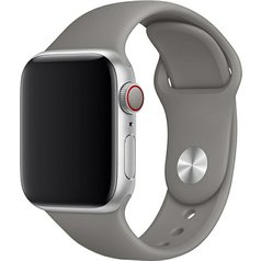 Silikonový řemínek pro Apple Watch 4 / 5 / 6 / 7 / 8 / SE (42 / 44 / 45 mm) L Dark Grey