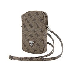 Pouzdro Guess PU 4G Triangle Logo Brown