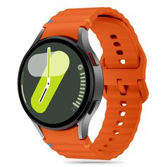 Silikonový řemínek Sport pro Samsung Galaxy Watch 4/ 5/ 5 Pro/ 6/ 7/ FE Orange