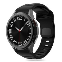 Silikonový řemínek Line pro Samsung Galaxy Watch 4/ 5/ 5 Pro/ 6/ 7/ FE Sky Black