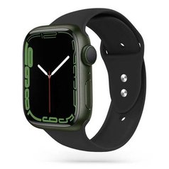 Silikonový řemínek pro Apple Watch 4 / 5 / 6 / 7 / 8 / SE (42 / 44 / 45 mm) Black