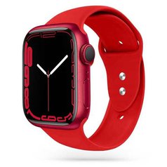 Silikonový řemínek pro Apple Watch 4 / 5 / 6 / 7 / 8 / SE (42 / 44 / 45 mm) Red