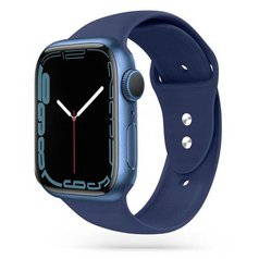 Silikonový řemínek pro Apple Watch 4 / 5 / 6 / 7 / 8 / SE (42 / 44 / 45 mm) Blue