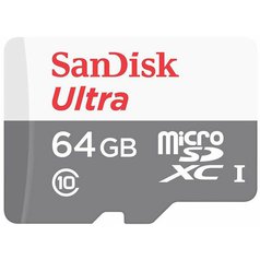 Paměťová karta SanDisk Ultra microSDHC UHS-I 100MB/R 64GB (class 10)