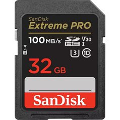 Paměťová karta Sandisk Extreme Pro SDHC UHS-I U3 100MB/s 32GB (class 10)