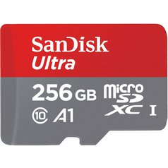Paměťová karta SanDisk Ultra microSDXC UHS-I 150/R 256GB (class 10) + adaptér