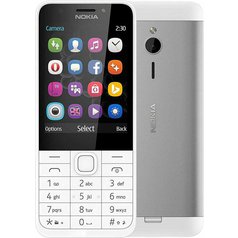Nokia 230 Dual Sim White Silver