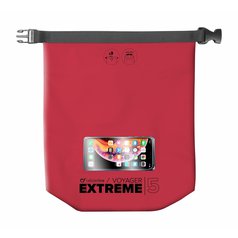 Voděodolný vak Cellularline Voyager Extreme s kapsou na telefon do vel. 165x80mm 5L Red