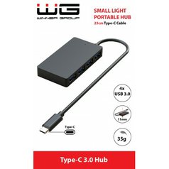 WG USB-C HUB USB3.0 Black