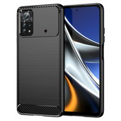 Pouzdro BACK WG Carbon pro Xiaomi Poco X4 Pro 5G Black