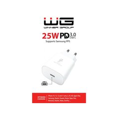 WG rychlonabíjecí adaptér,USB-C 25W White