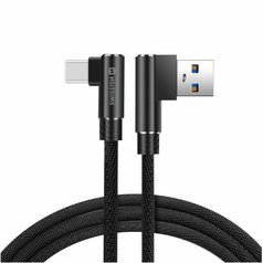 Datový kabel Swissten Arcade USB/USB-C (3A) 1,2m Black
