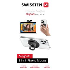 Držák na prst magnetický Swissten iPhone Mount Black