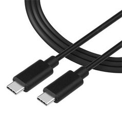 Datový kabel Tactitcal Smooth Thread USB-C/USB-C (3A) 30cm Black