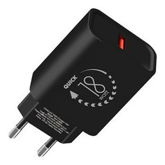 Obal:Me rychlonabíjecí adaptér, USB 18W Black