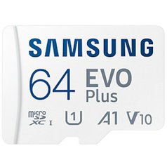 Paměťová karta Samsung EVO Plus microSDXC 64GB (class 10) + adaptér
