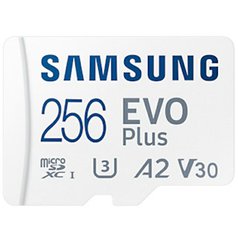 Paměťová karta Samsung EVO Plus microSDXC 256GB (class 10) + adaptér
