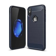 Pouzdro Back Carbon Bush pro Samsung Galaxy J6 (2018) J600F Blue