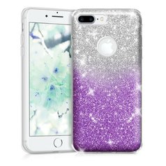 Pouzdro Back Glitter 2v1 pro Huawei P30 Transparent Purple