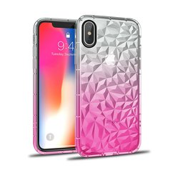 Pouzdro Back Crystal Jelly pro Apple iPhone X/ iPhone XS Pink