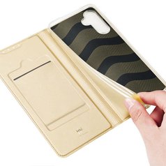 Pouzdro Book Cover Pro Skin pro Apple iPhone X/ iPhone XS Gold
