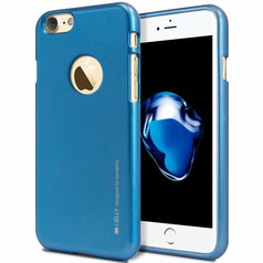 Pouzdro Goospery i Jelly Case Apple iPhone XS Max Metal Blue