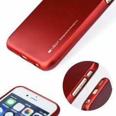 Pouzdro Goospery i Jelly Case Apple iPhone XS Max Metal Red