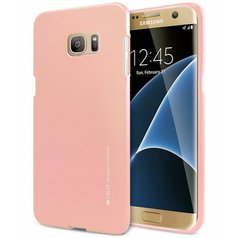 Pouzdro Goospery i Jelly Case Samsung Galaxy A3 (2017) A320F Rose Gold