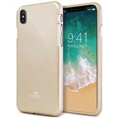 Pouzdro Goospery Jelly Case Apple iPhone X/ iPhone XS Gold