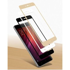 Ochranné sklo full 2,5D 9H pro Xiaomi Redmi Note 3 Pro Gold
